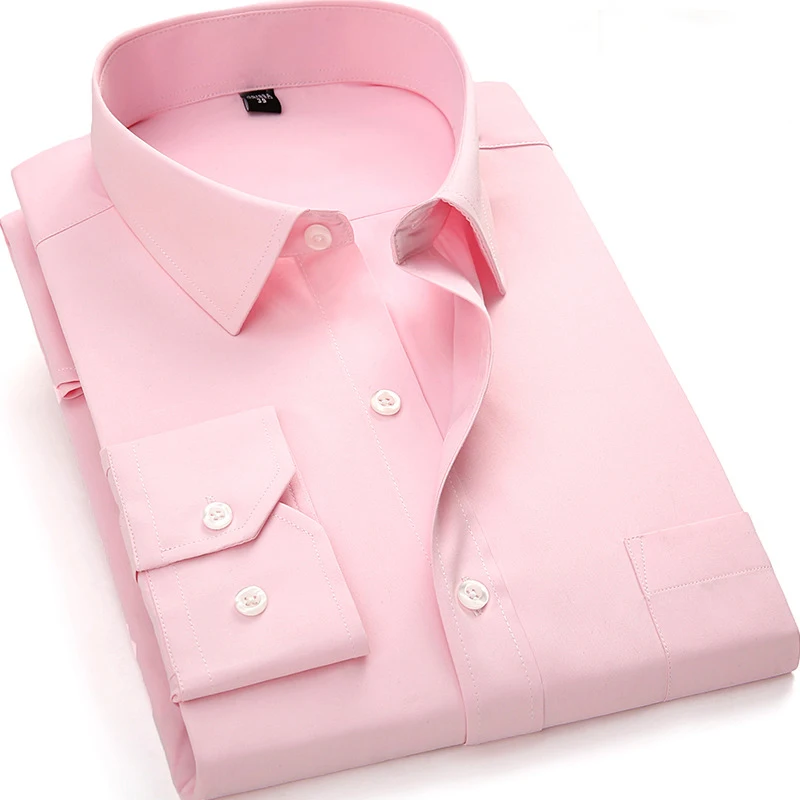 BS1204 Большие размеры 8XL 7XL 6XL 5XL 4XL, мужская деловая Повседневная рубашка с длинными рукавами, Классическая мужская рубашка в полоску фиолетового и синего цвета - Цвет: BS1204