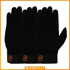 QIANGLEAF 3 шт. рабочие перчатки защитные перчатки ультратонкие микрофибра Безопасность перчатки для верховой езды Садоводство спортивный черный Безопасность варежки 2520