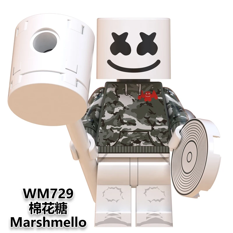 Один популярный DJ Marshmallw микрофон диск певица Фредди Меркурий поцелуй Группа