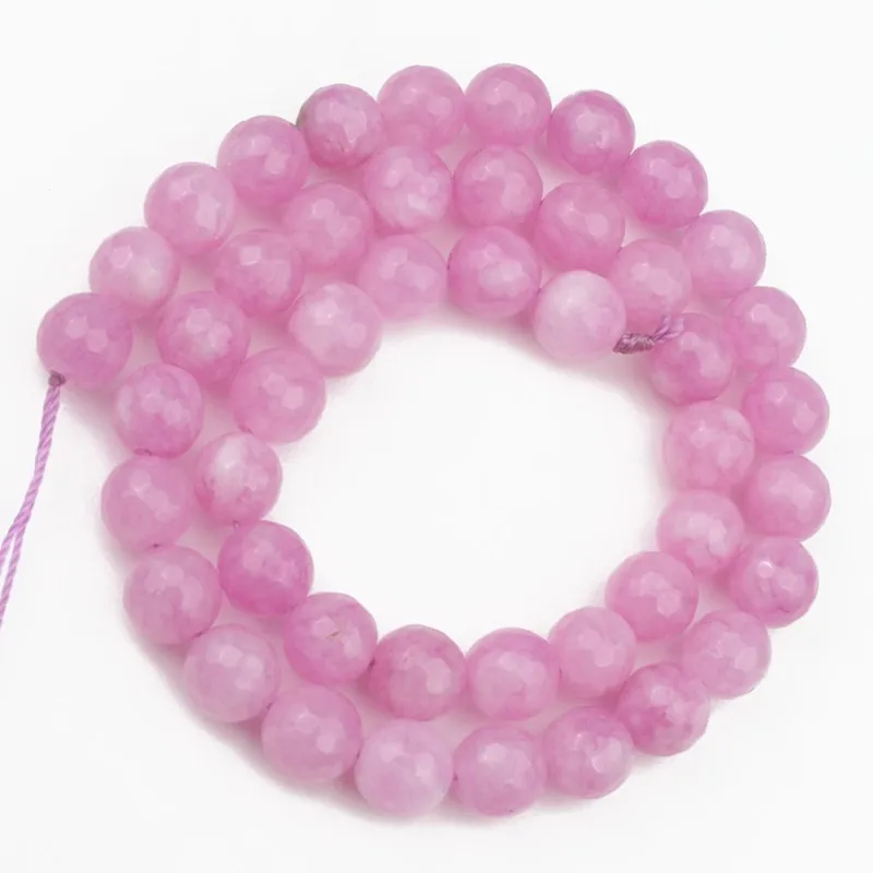 Бусины из натурального камня граненые искусственные круглые бусины свободные