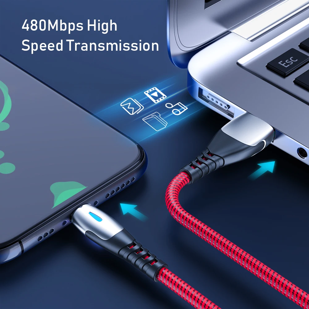 1M 2M 5A USB Type C кабель быстрой зарядки для Samsung Galaxy Z S20 Xiaomi mi9 Huawei P40 P30 мобильный