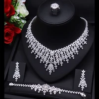 godki new trendy dubai jewelry sets for women wedding party luxury indian jewelry set cubic zirconia dubai bridal jewelry sets