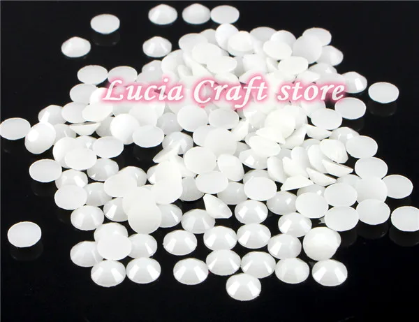Solid White Lucia crafts, 4 мм, 1000 шт./лот, SS16, стразы из смолы с плоской задней поверхностью, сделай сам, для мобильного телефона, для дизайна ногтей, наклейки, дрель F0701 - Цвет: Solid White