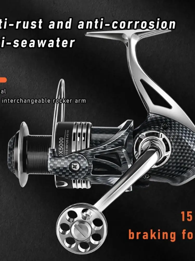 

1000 -7000 Series All-Metal 15-Bearing Fishing Reel Saltwater Freshwater Fishing Reel Fishing Reel Fishing Gear