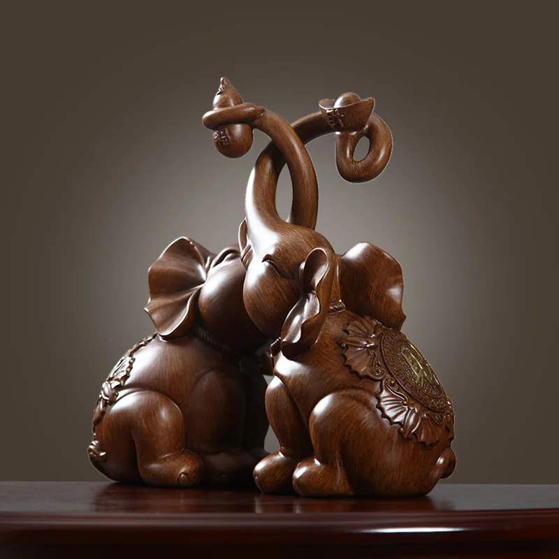 Китайский Стиль Fortune слон украшения Гостиная богатство продвижение мебели