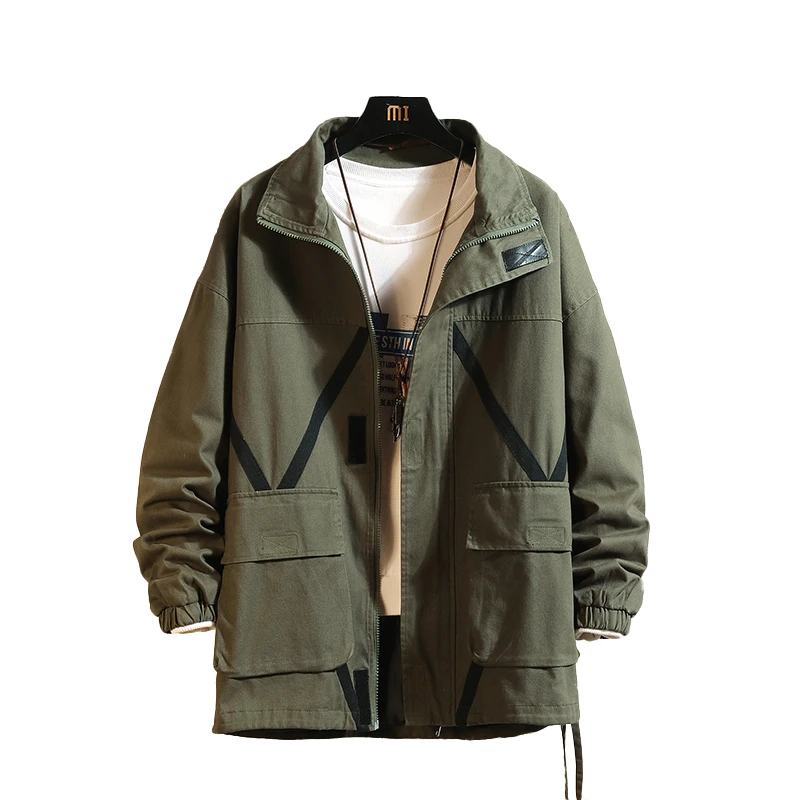 

2020 New Men's Jacket Plus Size Single Casual Baseball Uniform Coat Male Bomber Jacket Men Brand Clothing Hot Sale