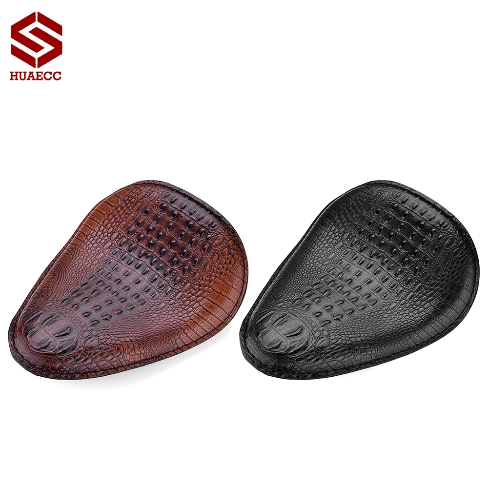 

Custom Motorcycle Leather Solo Slim Seat Large for Harley Honda Yamaha Kawasaki Suzuki Bobber Chopper