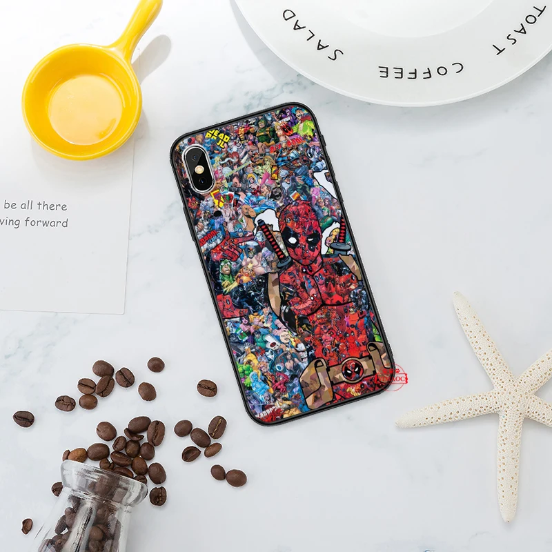 Marvel Comics logo DIY Printing Drawing Silicone Case for iPhone 5 5S 6 6S Plus 7 8 11 Pro X XS Max XR |