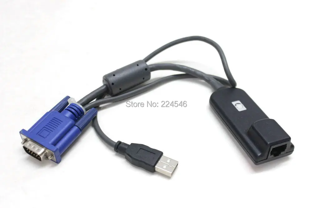 USB KVM CAT 5 коммутационный кабель интерфейса сервера для HP 396633-001 520-341-511