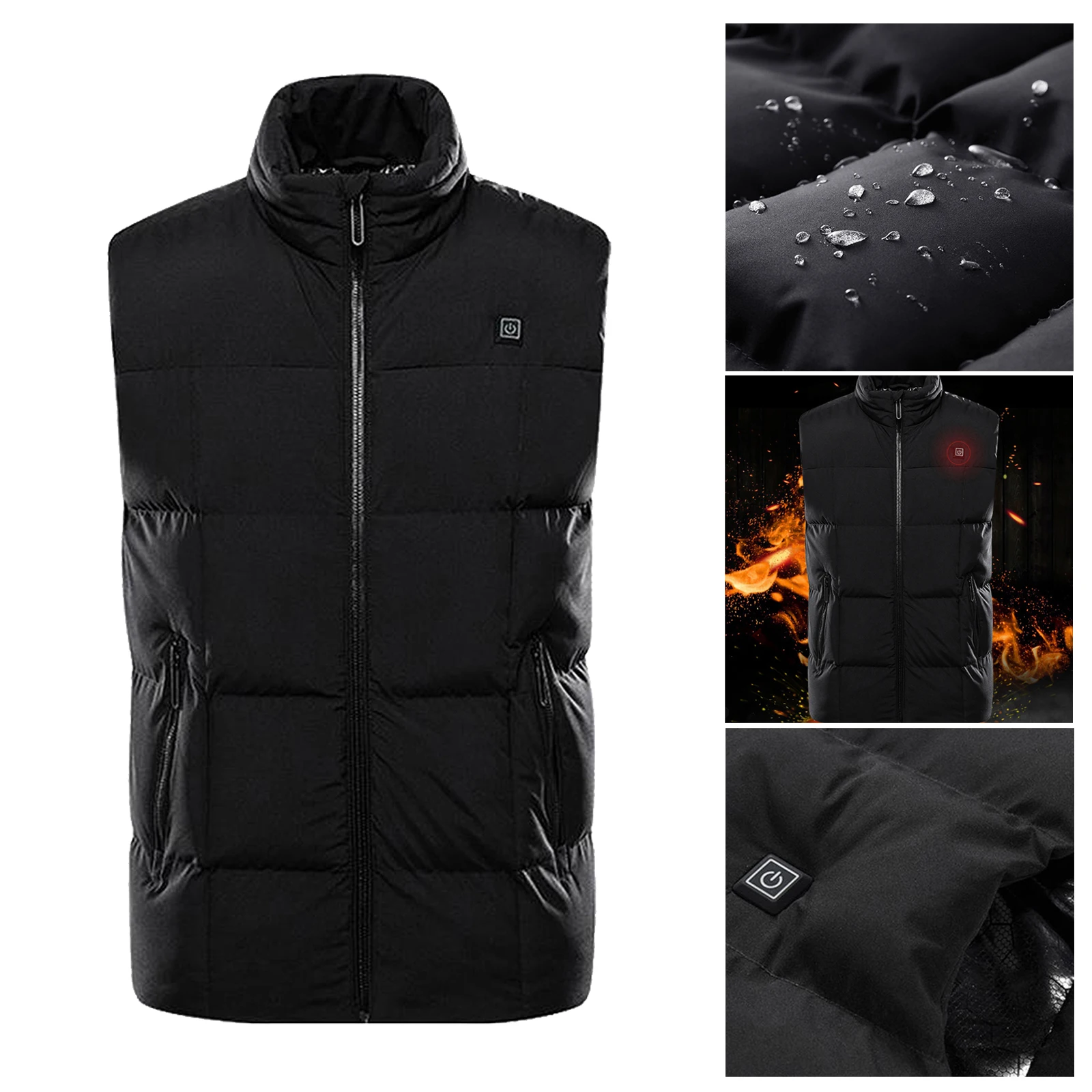 Жилет с подогревом для женщин и мужчин умный перезаряжаемый жилет электрическим