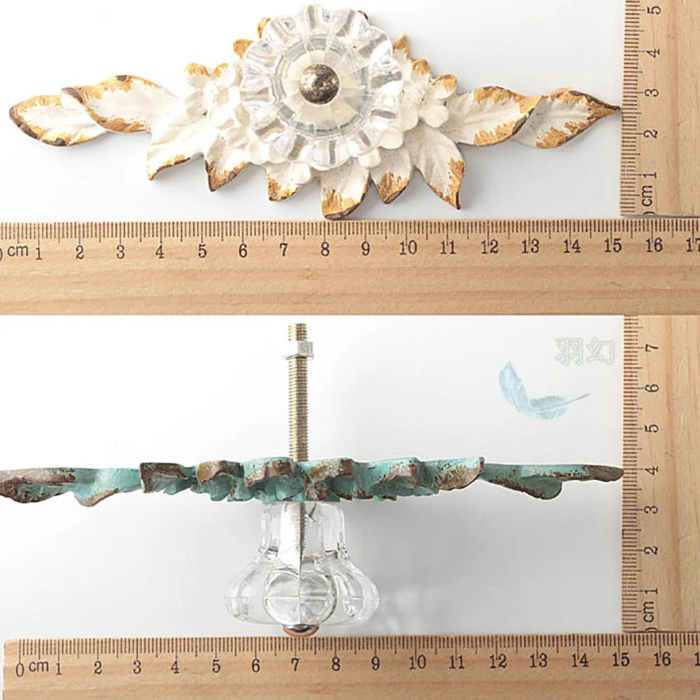 Ручка в европейском стиле ретро для образцов цветов дизайнерская ручка шкафа