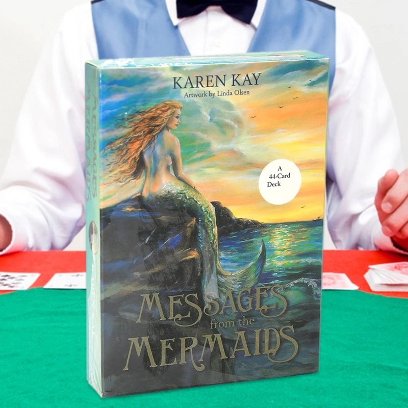 

Messages from the Mermaids Oracle 44-Card Deck Tarot Divination Fate Board Game
