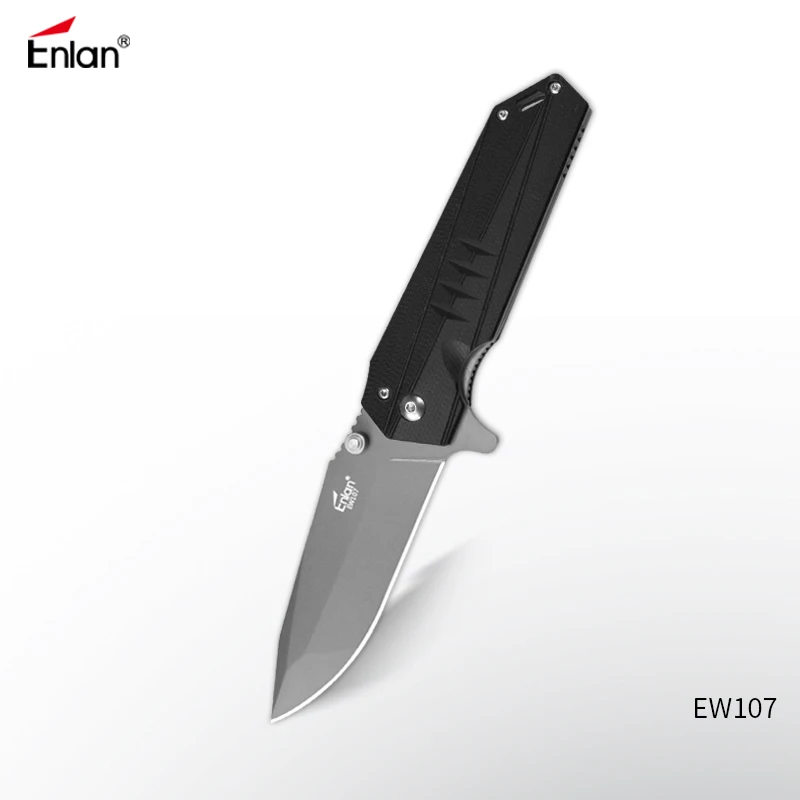 Мини-подарок складной нож Enlan EW107 с рукояткой G10 походный охотничий спасательный