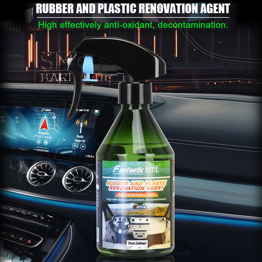 

NEW 260ml Automotive Interior Renovation Wax Plastic Parts Retreading Polishing Agent Wax Car Maintenance Care Car Accessories