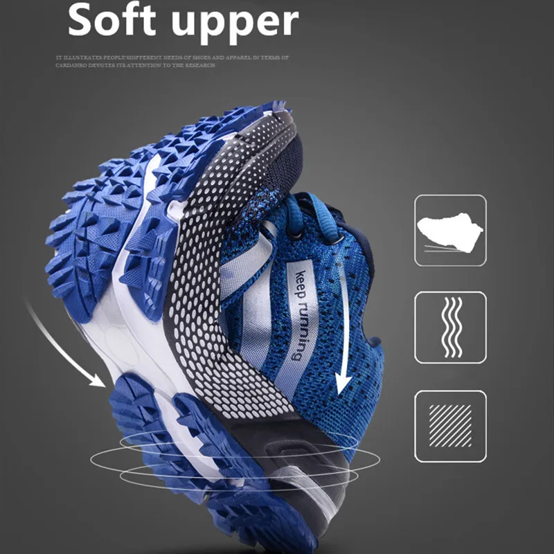 SMS 2020 Men Running Shoes Breathable Outdoor Sports Shoes Lightweight Sneakers Comfortable Sneakers Training Footwear Plus size