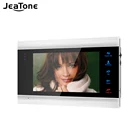 Jeatone 720p внутренний монитор видеодомофон дверной звонок Система видеодомофона Фото Видео Запись съемка Серебряный Настенный монтажный монитор