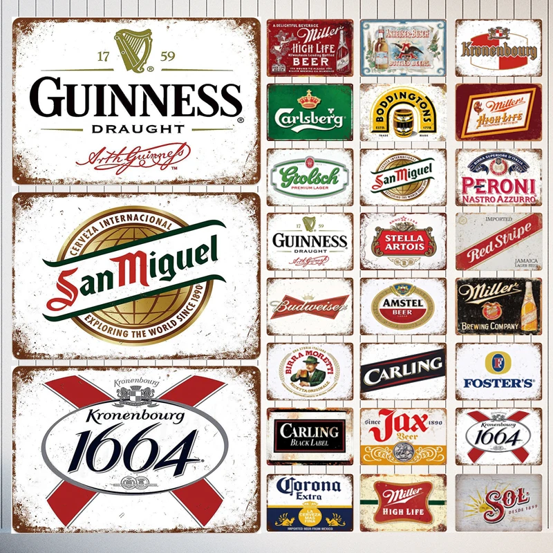 Корона Экстра - Пиво Плакет Металлический Миллер Волл Арт Постер Бар Паб Кафе Клуб Декорация Винтажный Домашний Декор.