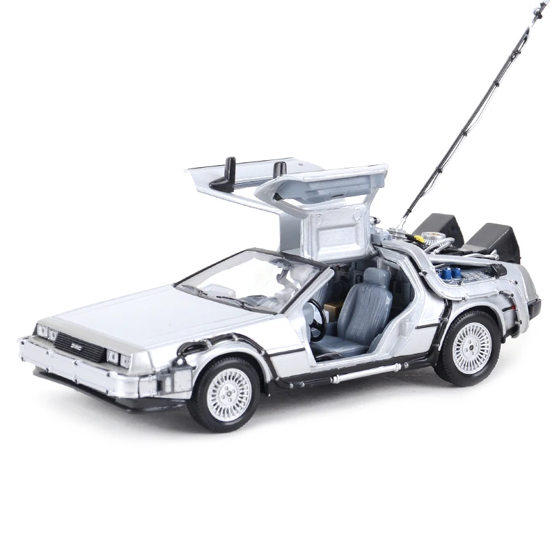 Delorean машина времени Назад в будущее стационарные литые автомобили Коллекционная