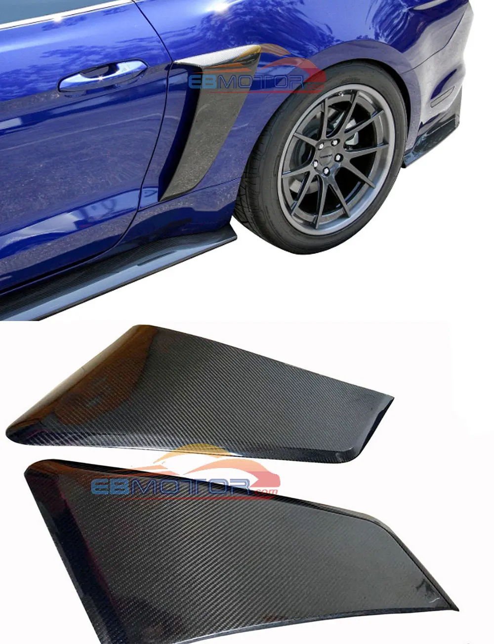 

Боковые скобы CVX для Ford Mustang 2015-2019 F035, 1 пара