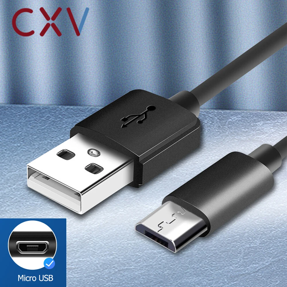 CXV плоский Micro USB кабель передачи данных для быстрой зарядки samsung Android мобильный
