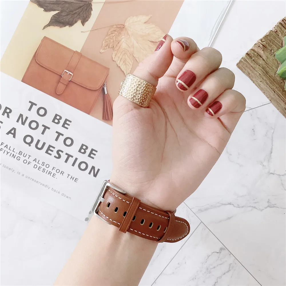 Original Leather Strap for Samsung Galaxy Watch 3 45mm 41mm Smart Bracelet Watchbands for Galaxy Watch 3 Wearable Accessories