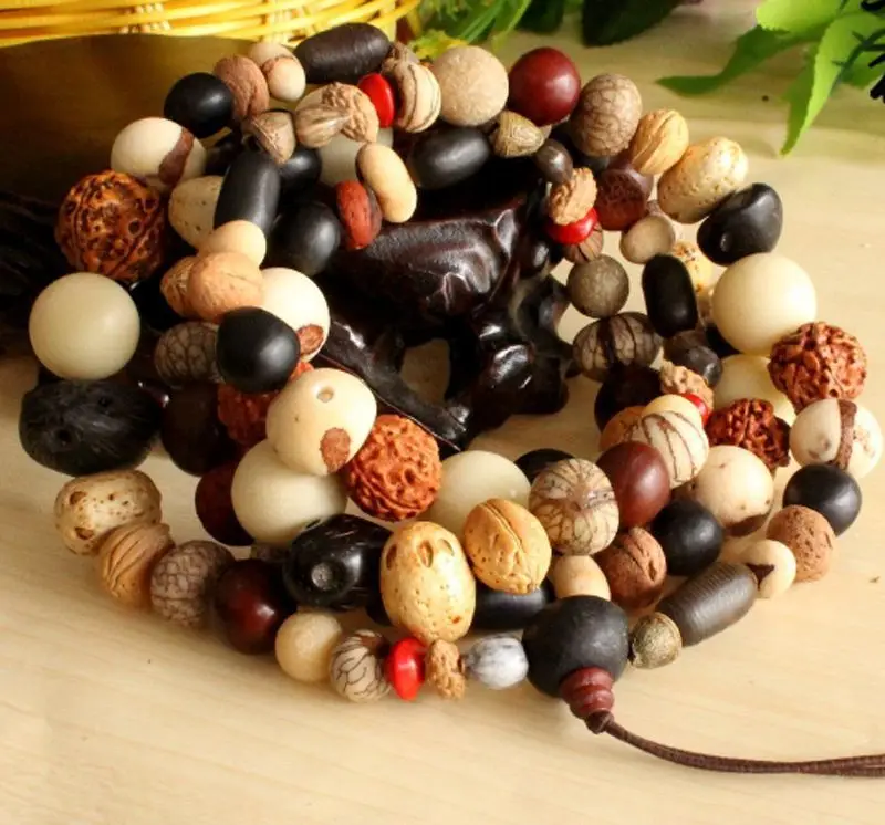 18 видов Семян Бодхи Тибетский буддизм 108 молитвенные бусины Мала ожерелье|mala