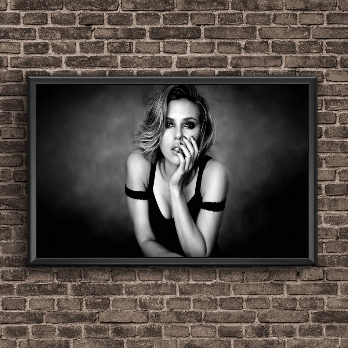 

Scarlett плакат Йоханссон художественный плакат со звездами и актёрами на холсте, настенная живопись, украшение для дома (без рамки)