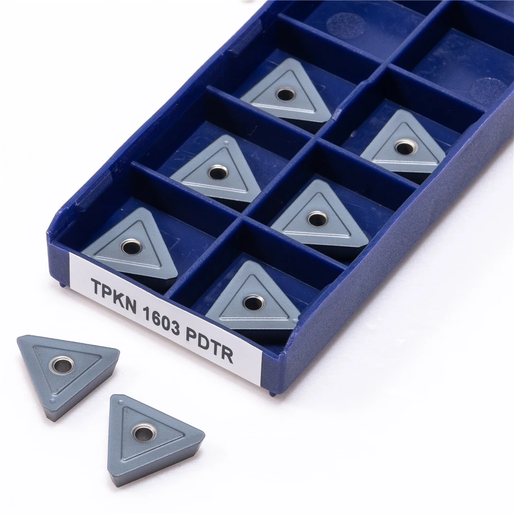10 шт. TPKR1603 TPKN1603 PDTR LT30 Карбид с PVD покрытием CNC Внешний токарный инструмент TPKR 1603