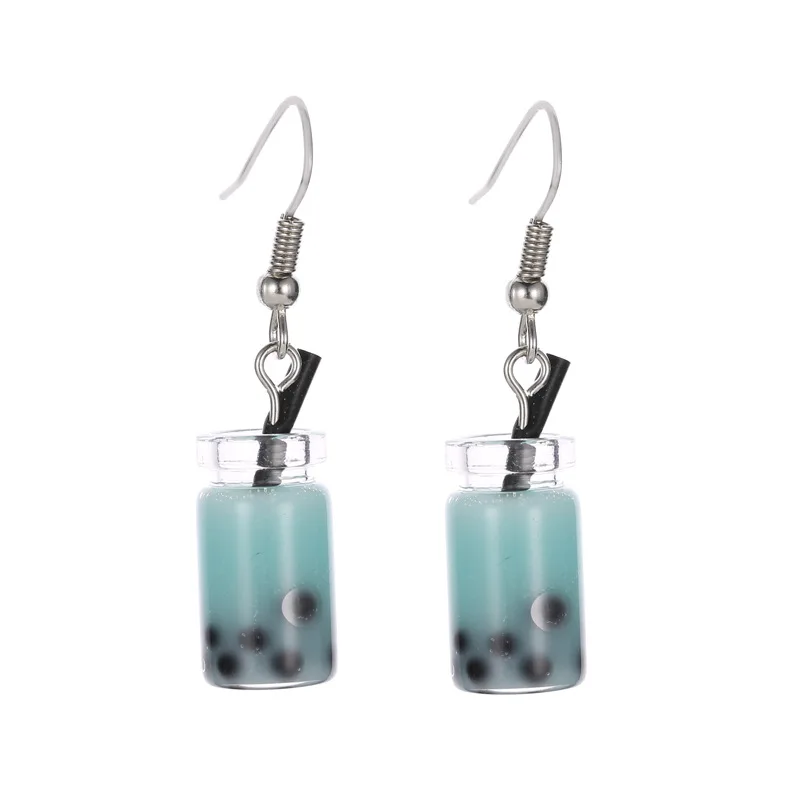 Корейские Модные Акриловые Висячие серьги для женщин Kupe длинные висячие в виде