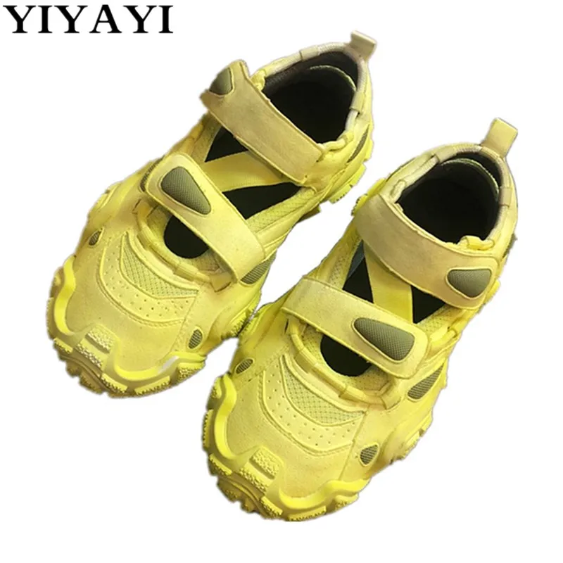 Лидер продаж 2019 года женская обувь кроссовки на толстой подошве Женская в стиле