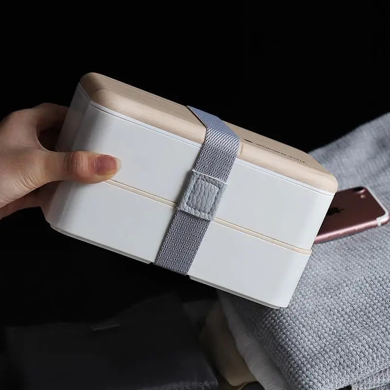 

Japanese-style Lunch Box eco Friendly Food Container Microwave Heated Lunch Box for Kids Health Bento Boxes Leakproof Lunchboxs