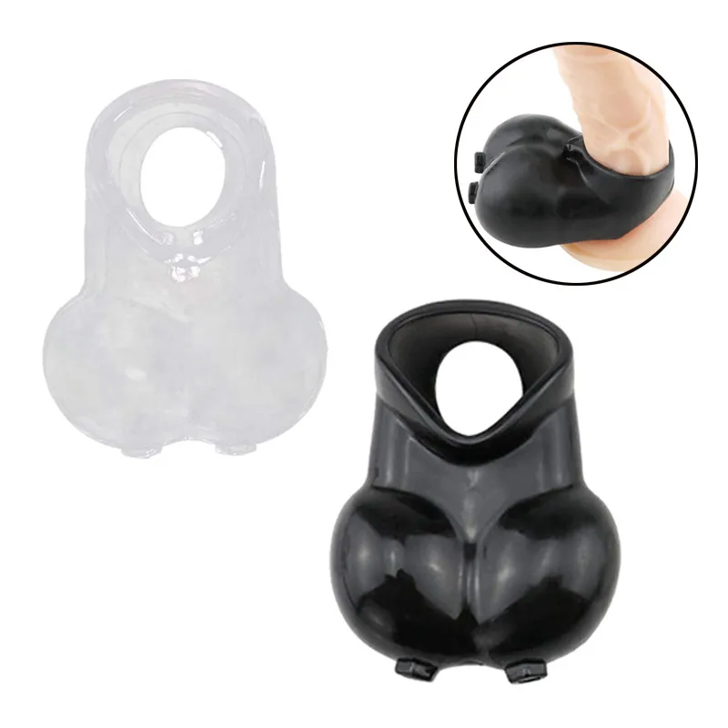 Penis Ring Scrotum Cock Sex Toys for Adults Men Cage Ball Stretcher Soft Ejaculation Delay Erection Male Cockring | Красота и