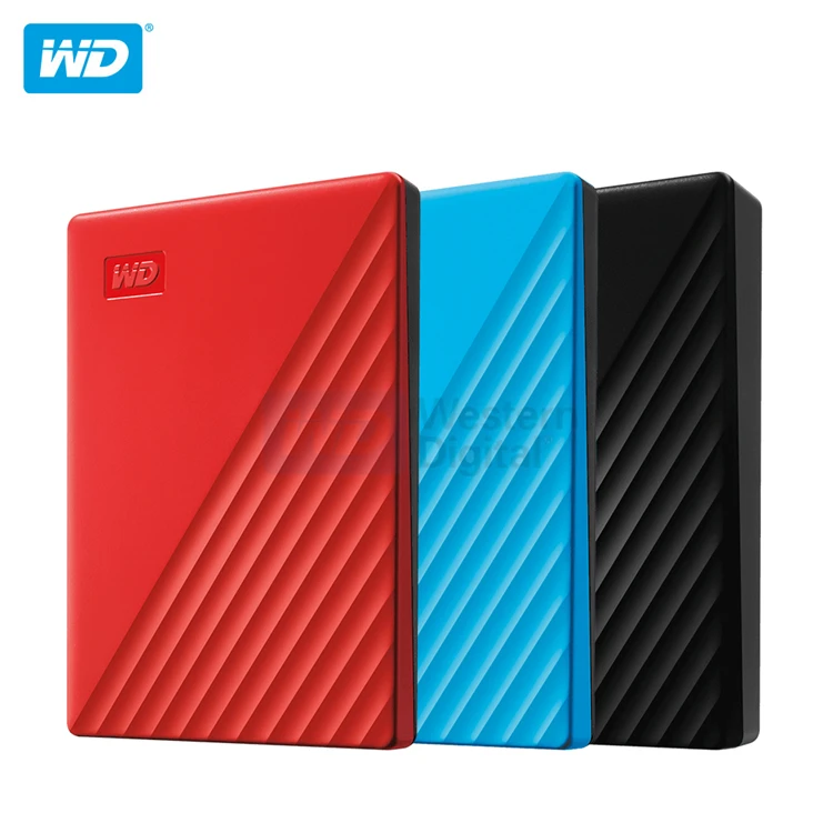 Western Digital, WD My Passport hdd 2,5, USB3.0, SATA, портативные устройства для хранения памяти, внешний жесткий диск, 1 ТБ, 2 ТБ, 4 ТБ, 5 ТБ