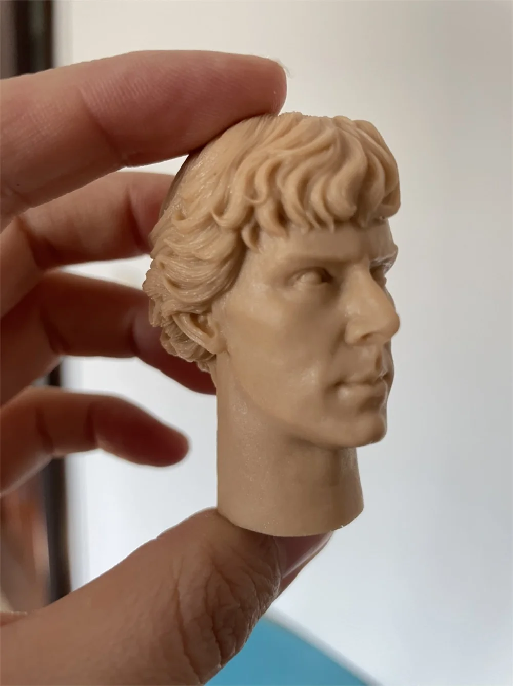 

Hot Sale 1/6th Man Male Benedict Head Sculpture White Unpainted For 12inch Doll Action Accessories