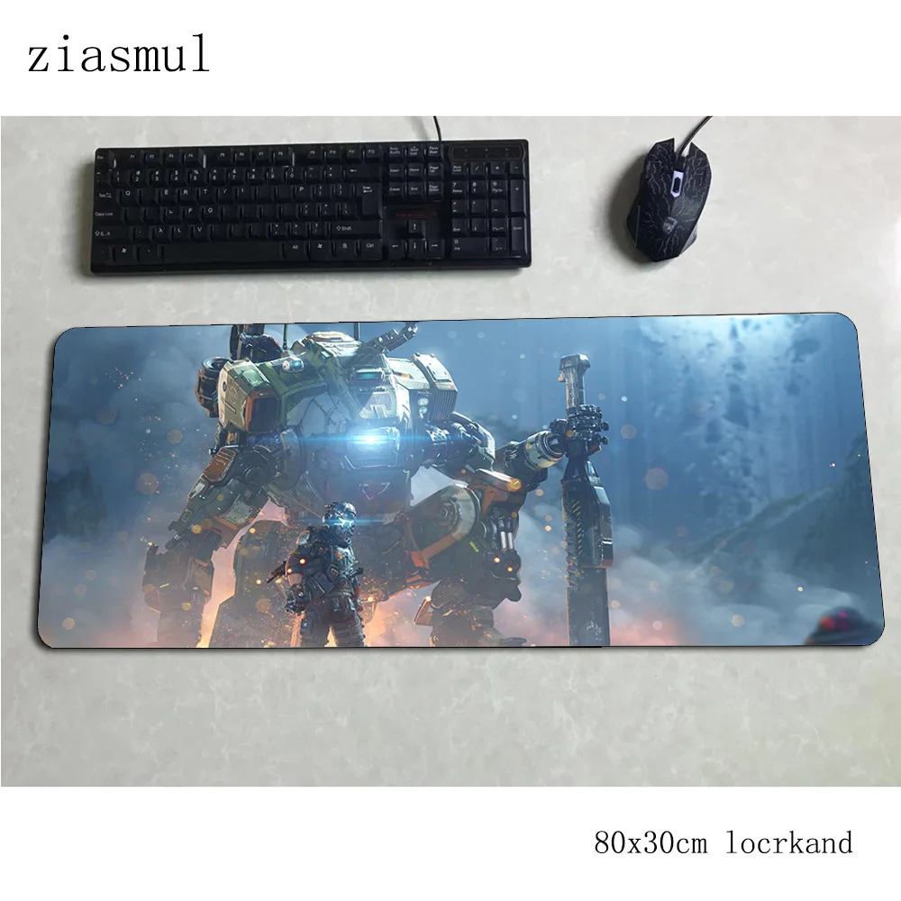 Игровой коврик для мыши titanfall 80x30 см большой игровой геймерский компьютерный