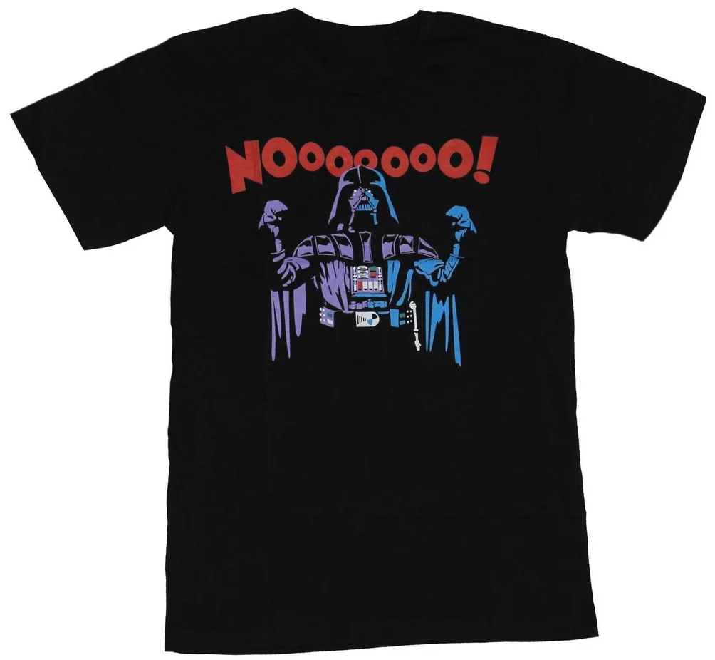 Звездные войны Мужская футболка Noooooo! Футболка с надписью No Darth Vader Arms Up для