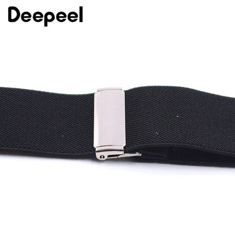 Deepeel 1 шт. 3.5X125cm мужские подтяжки натуральная кожа 6 зажим кнопка для взрослых на