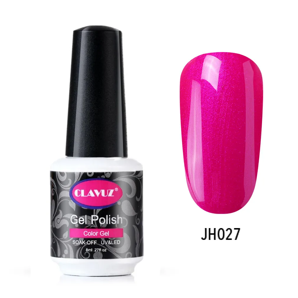 CLAVUZ 8 мл цвет красного вина серия 10 Гель-лак для ногтей цветные стойкие