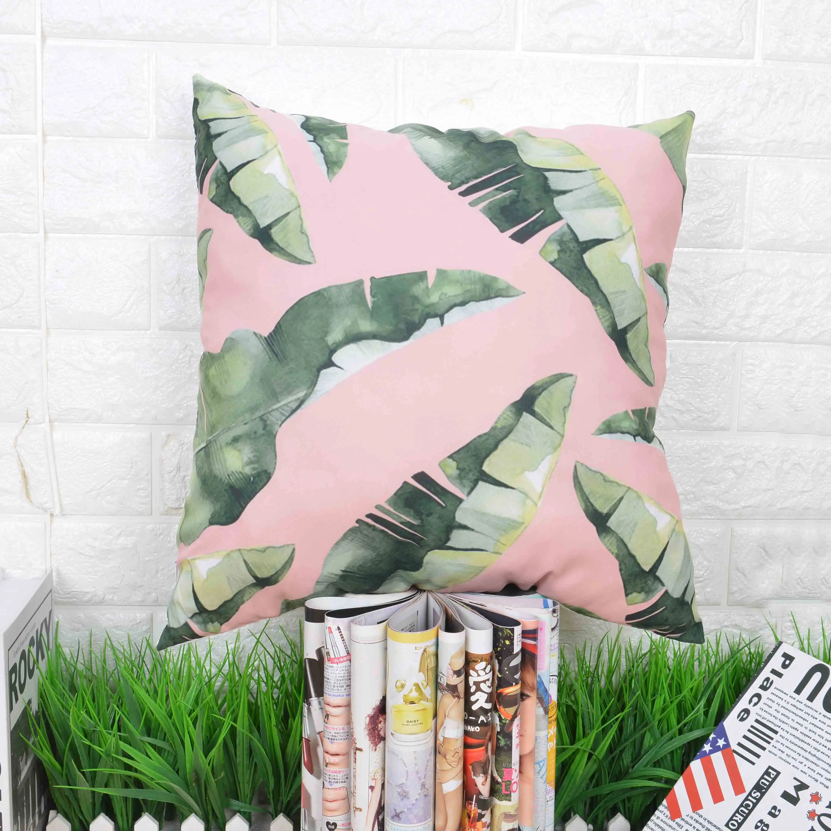 Листья тропических растений кактус пледы наволочка 45X45 см романтическая простая