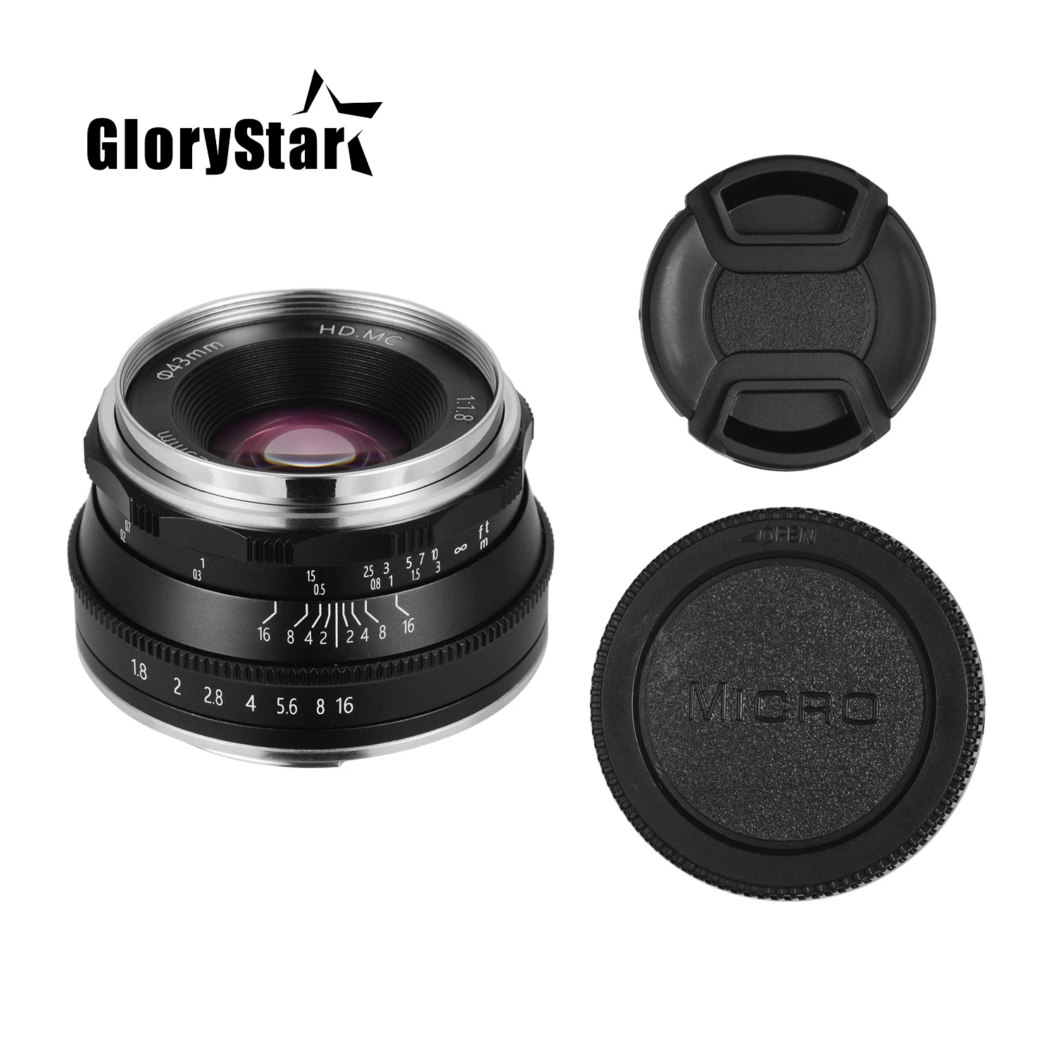 Ручной фокус MF для объектива 25 мм F1.8 Prime крепление Olympus MFT M4/3 epm1 epm2 с креплением