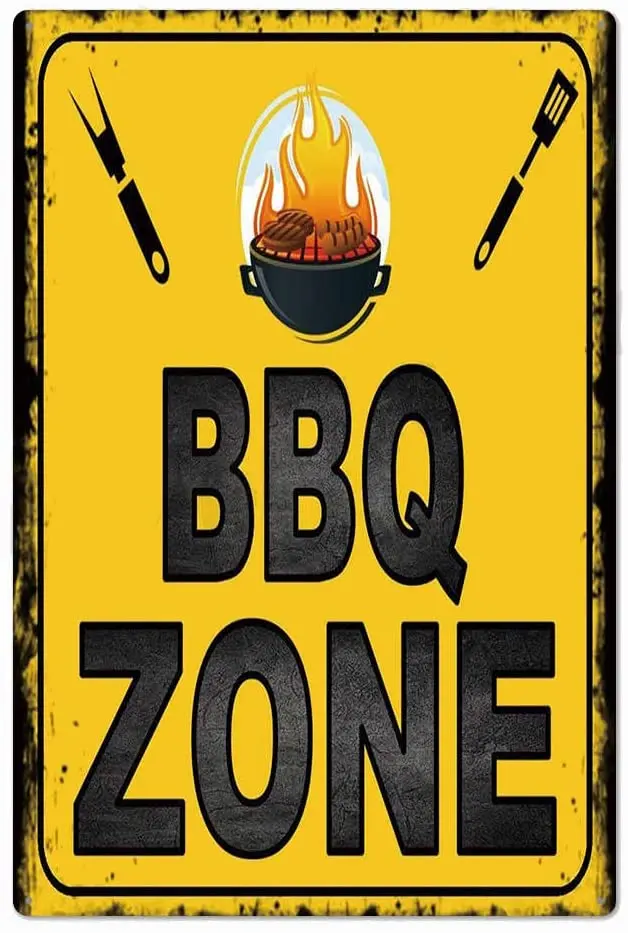 

Барбекю жестяная вывеска для винтажная вывеска Бар Кафе гараж настенный Декор Ретро Винтаж барбекю жестяная вывеска