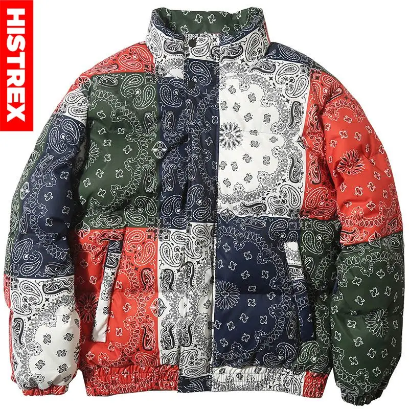 2020 в стиле хип хоп куртка парка Для мужчин зимняя ветровка уличная одежда ретро