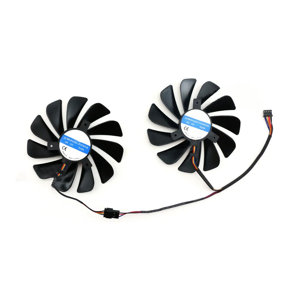 FDC10U12S9-C Vega56 для RX Vega56/ RX580 590 сменная версия графической карты вентилятор