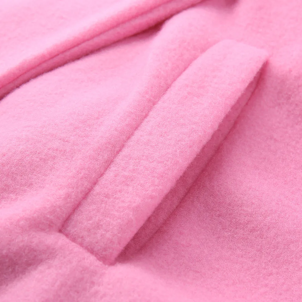 Chaqueta mujer, женское элегантное пальто из искусственной шерсти, тонкое женское длинное пальто, верхняя одежда, куртка abrigos mujer invierno