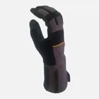 Высокое качество, сверхпрочные, с защитными манжетами и нескользящей рабочей перчаткой для усиления (большой, серый)