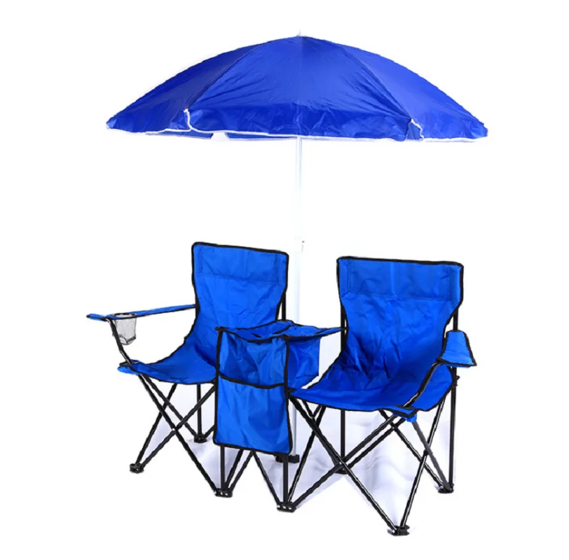 

Louis fashion outdoor leisure beach sun shading ice bag double flexible and portable beach chair camping folding armchair