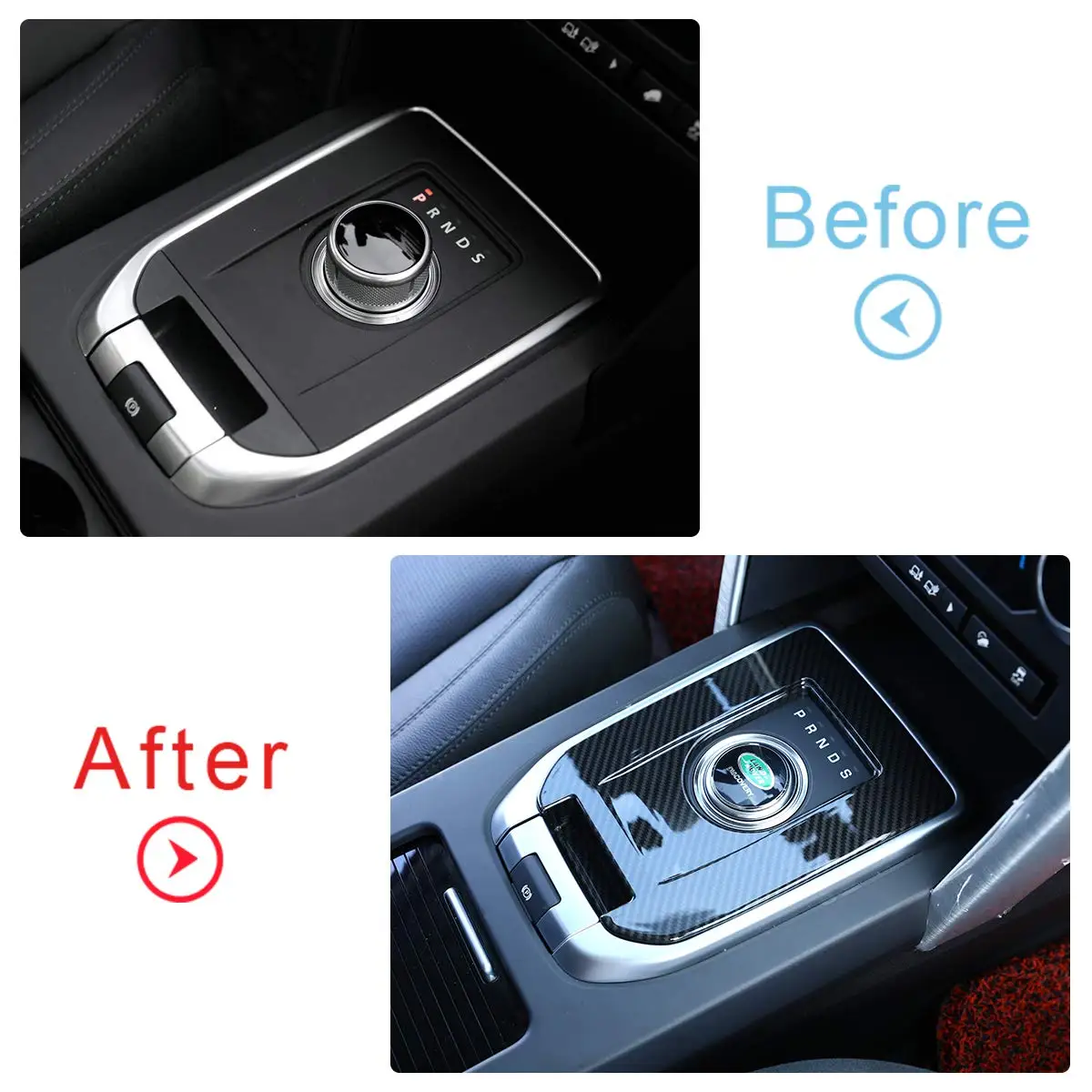 Для Land Rover Discovery Sport 2015 2019 стильная Внутренняя крышка переключения передач из