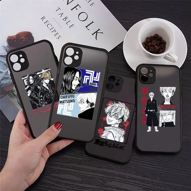 

Matsuno Chifuyu Tokyo Avengers Revengers Phone Case For iPhone 12 11 Mini Pro XR XS Max 7 8 Plus X Matte transparent cover
