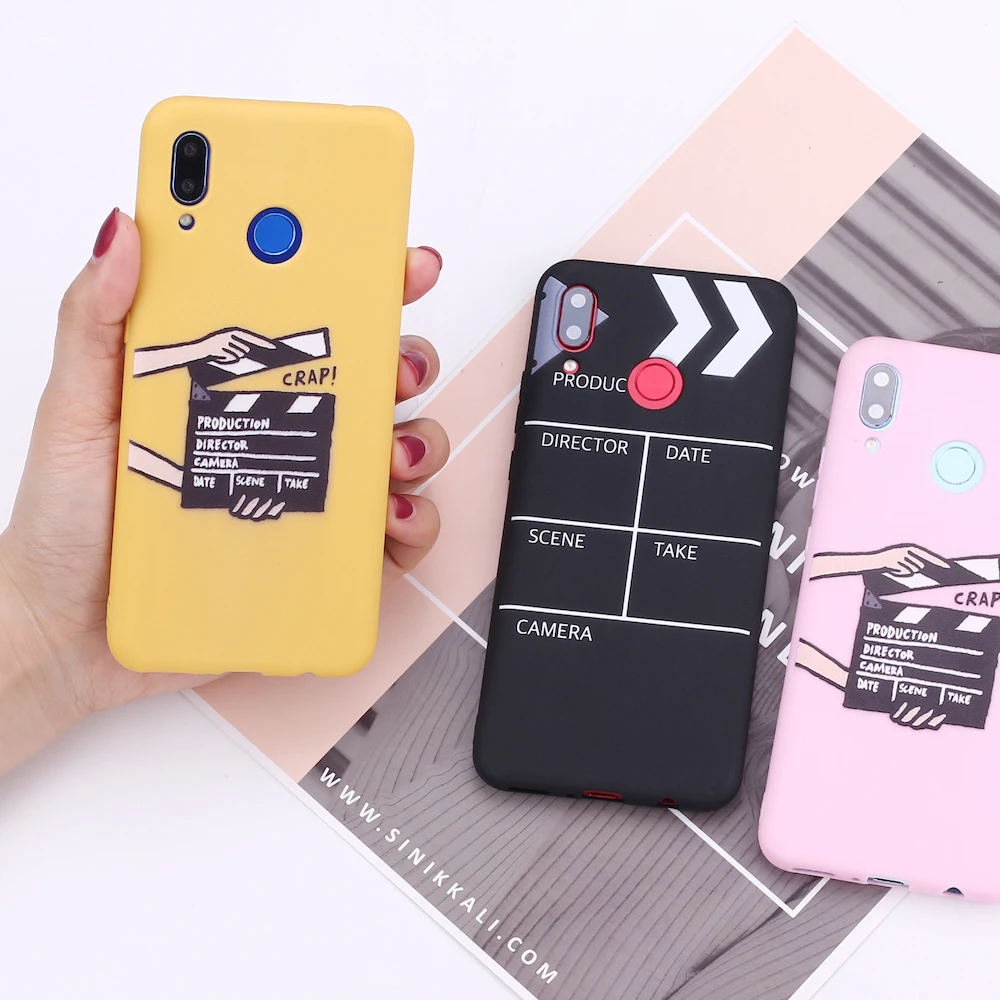 

For Huawei Honor Mate 10 20 Nova P20 P30 P40 P Smart Cool Movie Pallets Crap Matte Candy Silicone Phone Case Cover Capa Fundas