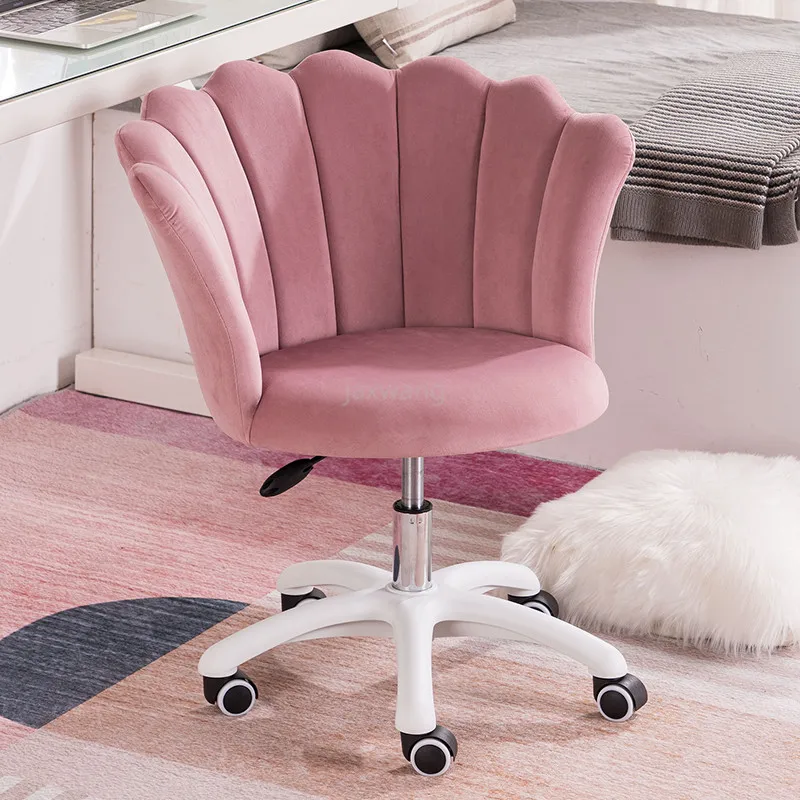 

Современное офисное кресло для спальни, вертлюг для отдыха, компьютерное кресло с цветами, домашняя мебель, минималистичное оформление